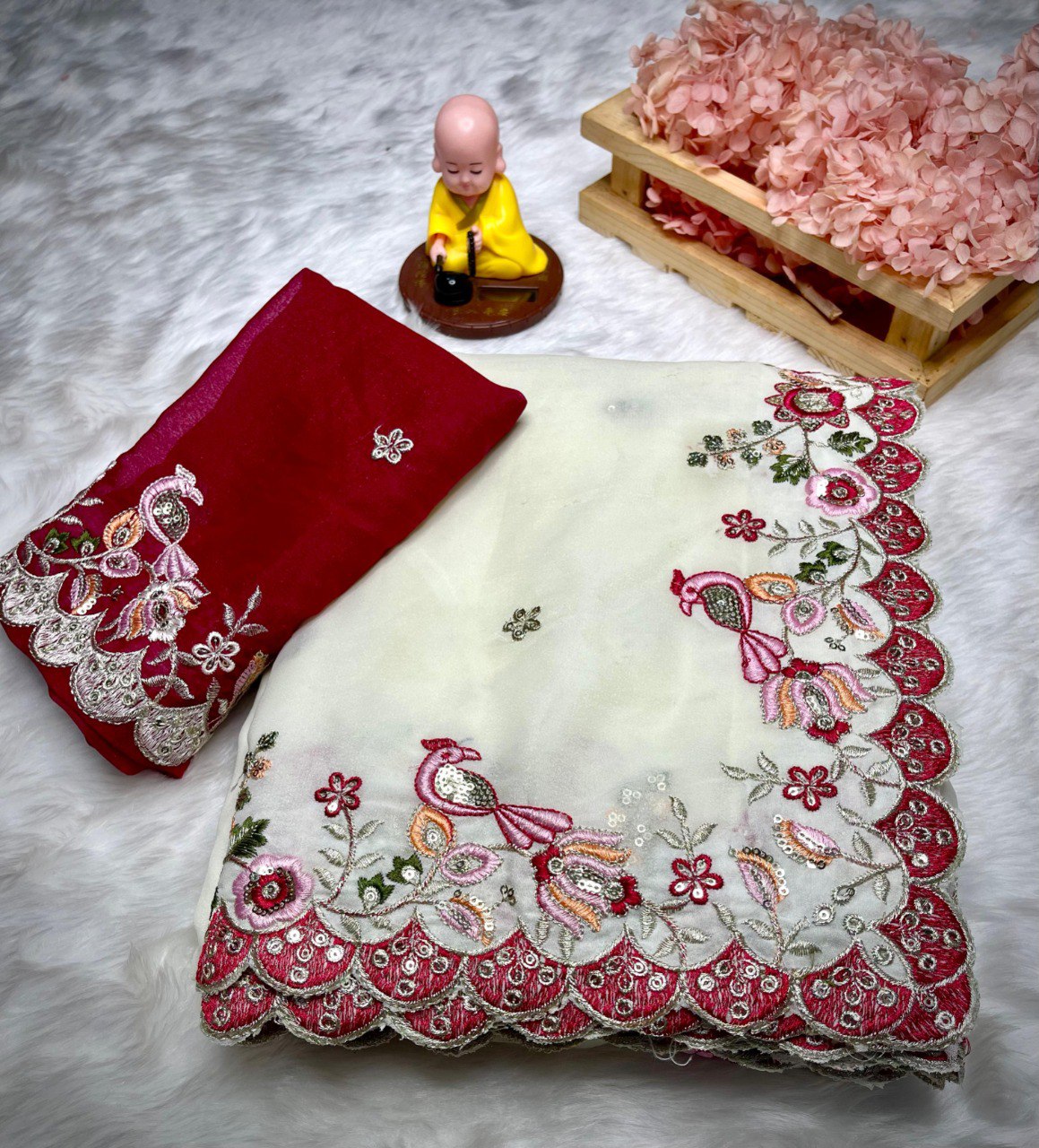 Khatuvastra New Launch Festival Saree – Perfect for Durga Pooja, Navratri & Garba Nights and Wedding wear